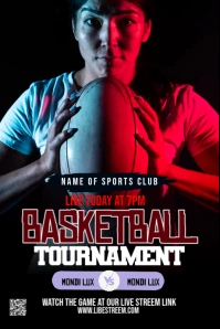 Basketball Tumblr Graphic template