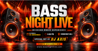 Preto Bass Nightclub Event Facebook Shared Image Template