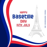 Bastille day, France Independence day template