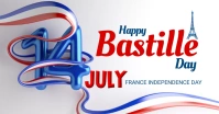 Bastille day, France Independence day Facebook Gedeelde Prent template