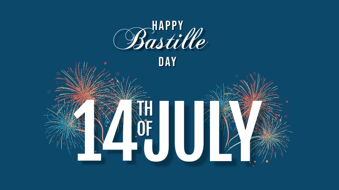 Bastille Day Apresentação (16:9) template