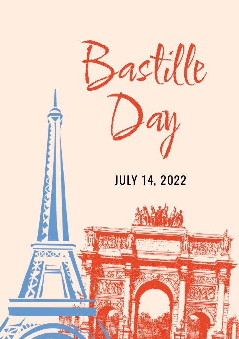BASTILLE DAY Template PosterMyWall