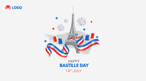 BASTILLE DAY Wpis na Twittera template