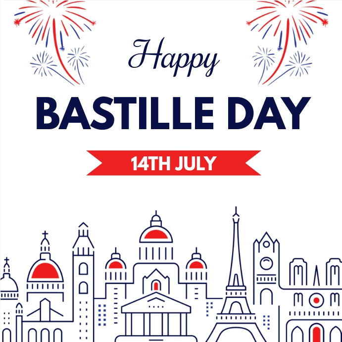 Bastille Day Template PosterMyWall