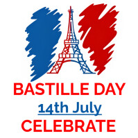 Bastille Day  Instagram Post template