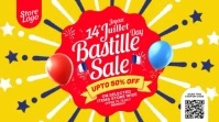 Bastille Day Sale Offer Display Template