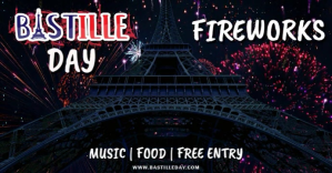 Bastille Day Template Facebook begivenhed cover