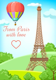 BASTILLE DAY TEMPLATE A4