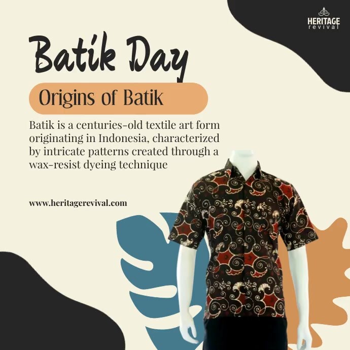Batik Day Template Instagram Post
