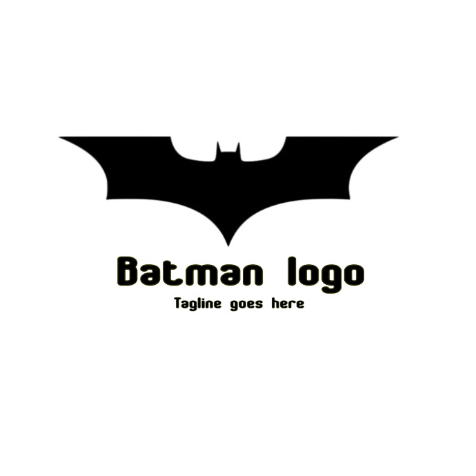 batman logo design free template | PosterMyWall