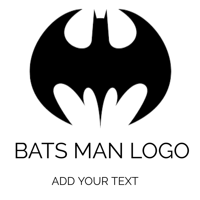 BATS LOGO Template | PosterMyWall