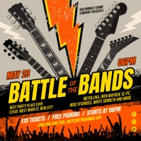 Battle Of The Bands Banner Instagram Post template