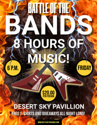87+ Free Battle Of The Bands Flyer Templates | PosterMyWall