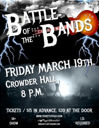 87+ Free Battle Of The Bands Flyer Templates | PosterMyWall