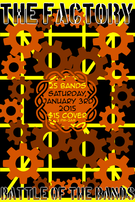 Battle of the Bands Flyer Template | PosterMyWall