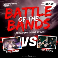 battle of the bands Instagram post template