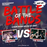 battle of the bands video  template Persegi (1:1)
