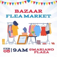 Bazaar Flea Market Instagram Post template