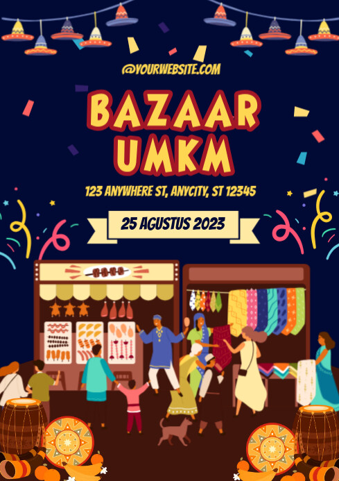 Bazaar Card Design Plantilla de bazar umkm template | PosterMyWall