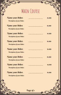 Design Your Menu Board Online Postermywall
