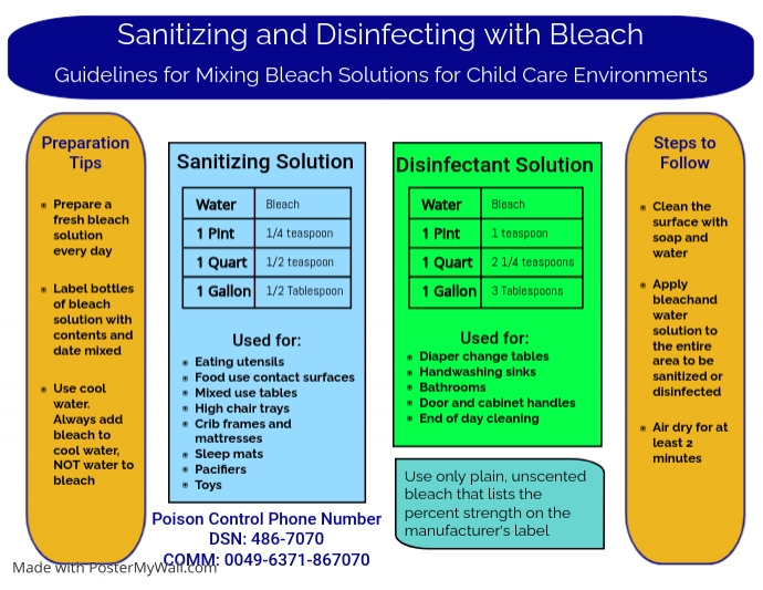 Bleach Solutions Flyer (US Letter) template