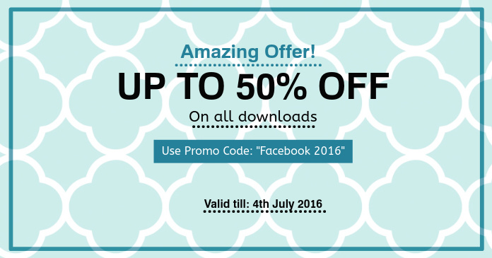Discount Promotion Facebook Image Template | PosterMyWall