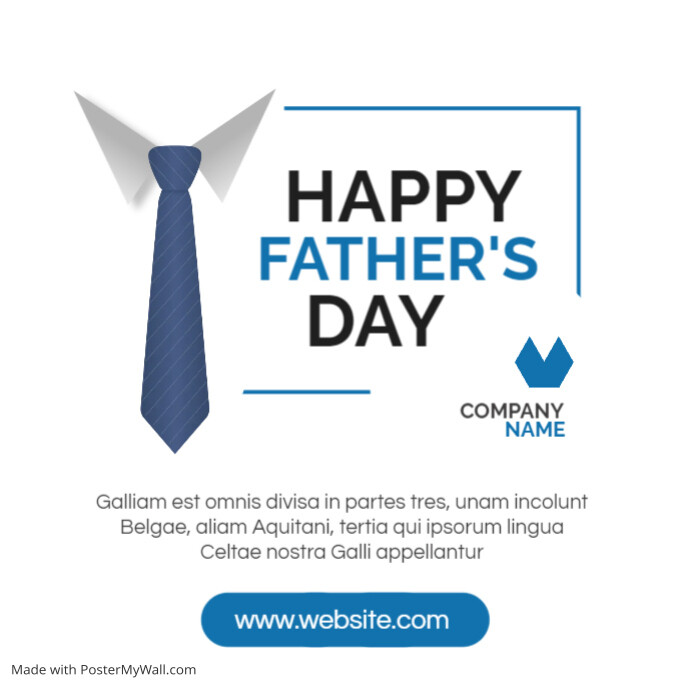 minimal father's day advertising instagram po