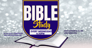 Abu-abu BBIBLE STUDY Facebook Event Cover Template