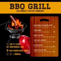 BBQ & Grill instagram post Persegi (1:1) template