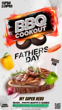 bbq cookout Instagram Story template