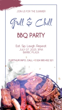 BBQ Historia de Instagram template