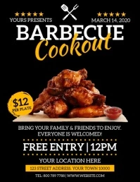 BBQ Flyer (US-Letter) template