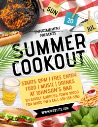 BBQ Flyer (US Letter) template