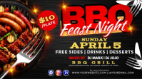 BBQ Feast Night Ultimate Food Experience ตัวอย่างภาพบน YouTube template