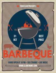 BBQ Flyer template