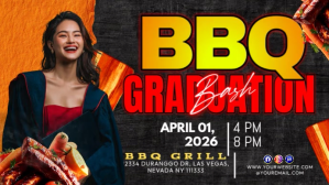 BBQ Graduation Bash Celebration Night Gambar Mini YouTube template