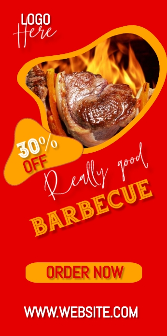 BBQ menu Template | PosterMyWall