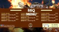 BBQ menu Digital Display (16:9) template