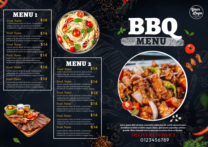 BBQ Menu Template | PosterMyWall