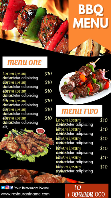 Copy of BBQ menu | PosterMyWall