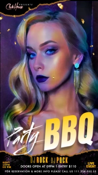 bbq party adm Instagram Story template