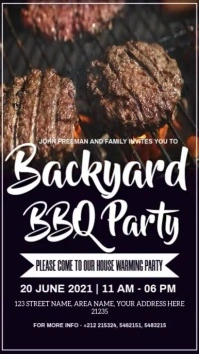 BBQ PARTY Instagram-Story template