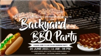 BBQ PARTY Цифровой дисплей (16 : 9) template