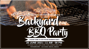 BBQ PARTY Digital Display (16:9) template