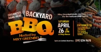 BBQ party Facebook Shared Image template