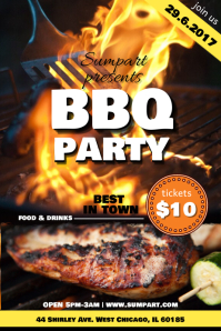 Free Bbq Flyer Templates Create In Minutes Postermywall