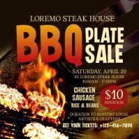 BBQ Plate Sale Instagram Post template