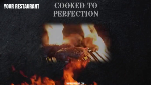 BBQ RESTAURANT Digitalanzeige (16:9) template