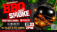 BBQ Smoke Bash Party YouTube Duimnael template