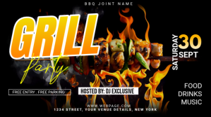 Bbq Template Pantalla Digital (16:9)